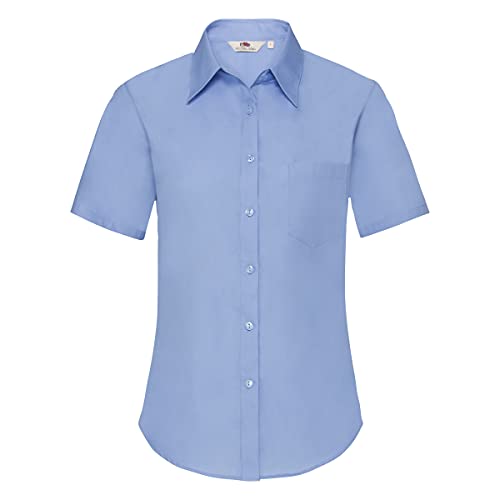 Fruit of the Loom Damen T-Shirt blau 40 von Fruit of the Loom