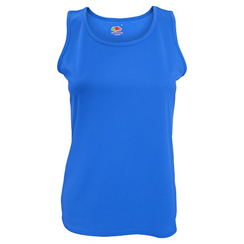 Fruit of the Loom Damen Tank Top Performance Vest Lady-Fit 61-418-0 Royal XL von Fruit of the Loom