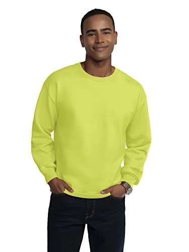 Fruit of the Loom Eversoft Fleece Sweatshirts & Hoodies für Herren, grün, S von Fruit of the Loom