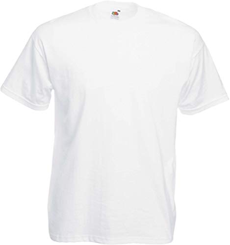 Fruit of the Loom Heavy Cotton T, White, L von Fruit of the Loom