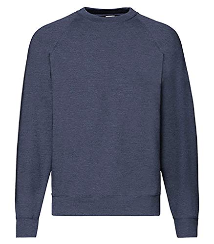 Fruit of the Loom Herren, Sweatshirt, Raglan Sweatshirt L, Vintage Navy von Fruit of the Loom