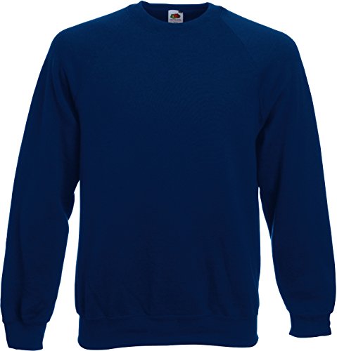 Fruit of the Loom Herren, Sweatshirt, Raglan Sweatshirt S,Navy von Fruit of the Loom