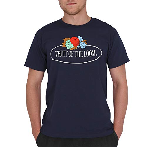 Fruit of the Loom Herren 011036 T-Shirt, Blau (Deep Navy Az), X-Large von Fruit of the Loom
