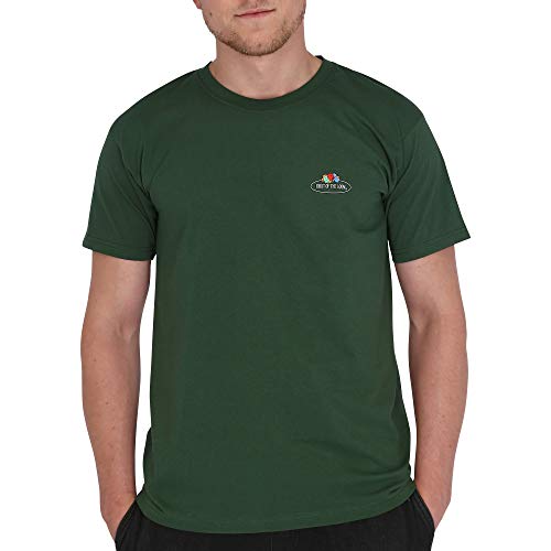 Fruit of the Loom Herren 011036 T-Shirt, Grün (Flaschengrün 38), Large von Fruit of the Loom