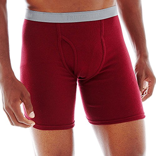 Fruit of the Loom Herren 3-Pack Big Man Premium Boxer Brief Slip, Sortiert, 5X Groß (3er Pack) von Fruit of the Loom