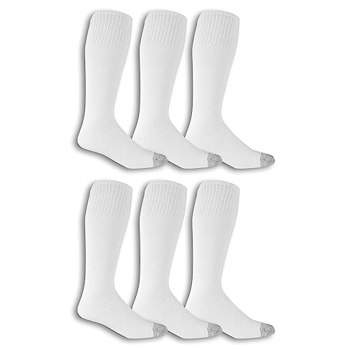 Fruit of the Loom Herren Wade Robuste Socken, Weiß (6er-Pack), 37.5-46 EU von Fruit of the Loom