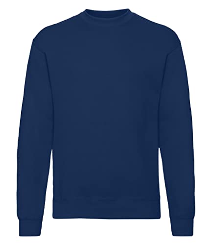 Fruit of the Loom Herren 62-202-0 Pullover, Navy, 3XL von Fruit of the Loom