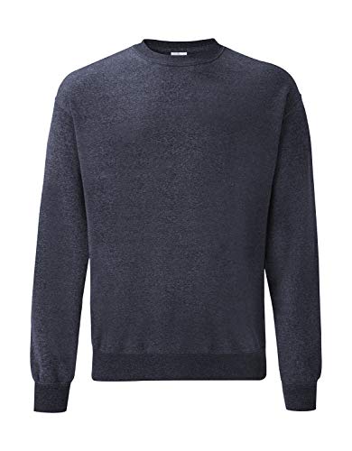 Fruit of the Loom Herren 62-202-0 Set-IN Sweatshirts 1er/2er, Vintage Heather Navy + 1 HLKauf-Notizblock, L Fruit of the Loom Herren 62-202-0 Set-IN Sweatshirts 1er/2er, Vintage Heather Navy + 1 HLKauf-Notizblock, L von Fruit of the Loom