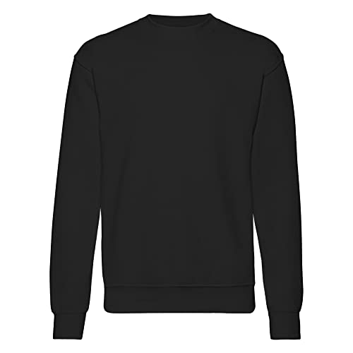 Fruit of the Loom Herren 62-202-0 Sweatshirt, Schwarz, XL von Fruit of the Loom