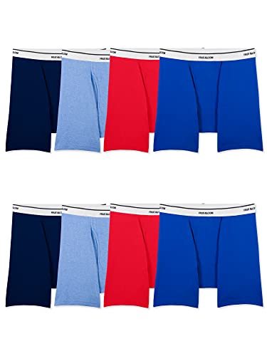 Fruit of the Loom Herren Lightweight Active Cotton Blend Underwear & Undershirts Retroshorts, Boxershorts, 8er-Pack, Medium von Fruit of the Loom
