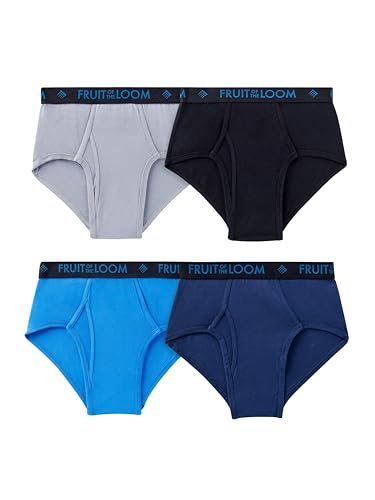 Fruit of the Loom Herren Atmungsaktiver Baumwolle Slip, X-Large (4er Pack) von Fruit of the Loom