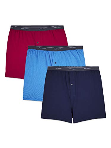 Fruit of the Loom Herren Big and Tall Tag-Free Unterwäsche, Big Man – Strickboxer, 3 Stück, Farben können variieren, 5X-Large Fruit of the Loom Herren Big and Tall Tag-Free Unterwäsche, Big Man – Strickboxer, 3 Stück, Farben können variieren, 5X-Large von Fruit of the Loom