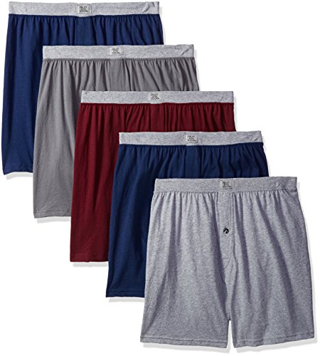 Fruit of the Loom Herren Boxershorts aus weichem Stretch-Strick, Multipack - - XX-Large von Fruit of the Loom