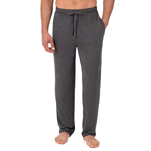 Fruit of the Loom Herren Breathable Jersey Sleep Pant Pyjamahose, Grey Heather, Medium von Fruit of the Loom