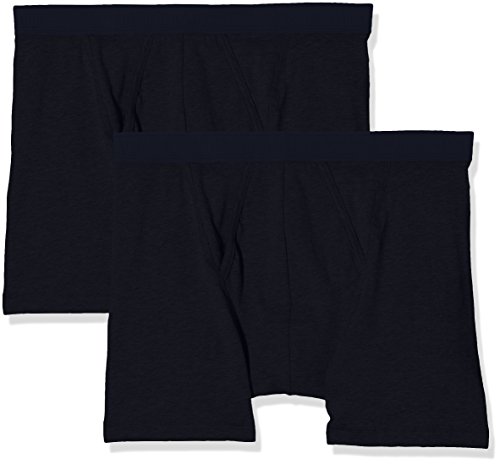 Fruit of the Loom Herren Classic Shoty 2 Pack Boxershorts, Blau (Navy), (Herstellergröße: X-Large) von Fruit of the Loom