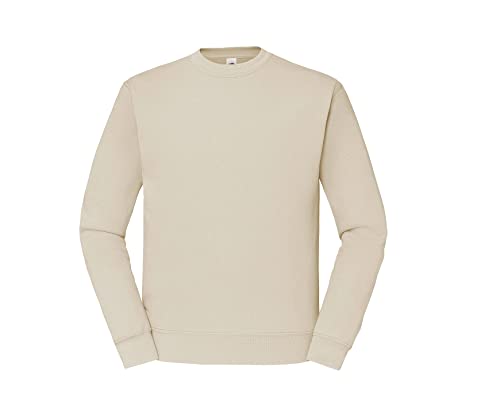 Fruit of the Loom Herren Classic Sweat -1x Natural & 1x HLKauf Block - Größe: XL von Fruit of the Loom