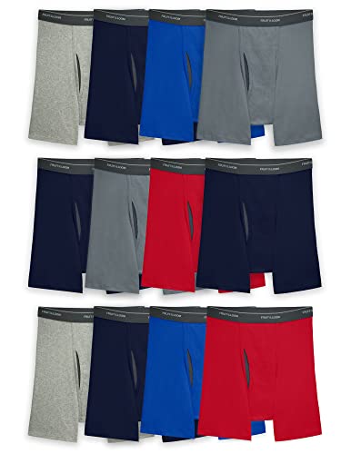 Fruit of the Loom Herren Coolzone Boxershorts, feuchtigkeitsableitend und atmungsaktiv, Multipacks Retroshorts, 12 Stück, X-Large von Fruit of the Loom