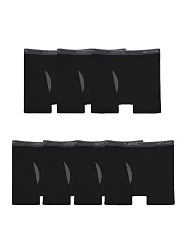 Fruit of the Loom Herren Coolzone Boxershorts, feuchtigkeitsableitend und atmungsaktiv, Multipacks Retroshorts, Big Man-7er-Pack-Schwarz, XXXXX-Large (7er Pack) Fruit of the Loom Herren Coolzone Boxershorts, feuchtigkeitsableitend und atmungsaktiv, Multipacks Retroshorts, Big Man-7er-Pack-Schwarz, XXXXX-Large (7er Pack) von Fruit of the Loom