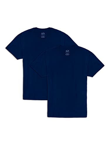 Fruit of the Loom Herren Eversoft Cotton, Breathable & Moisture Wicking with Odor Control, Sizes S-4x T-Shirt, 2er-Pack, Marineblau, L Fruit of the Loom Herren Eversoft Cotton, Breathable & Moisture Wicking with Odor Control, Sizes S-4x T-Shirt, 2er-Pack, Marineblau, L von Fruit of the Loom