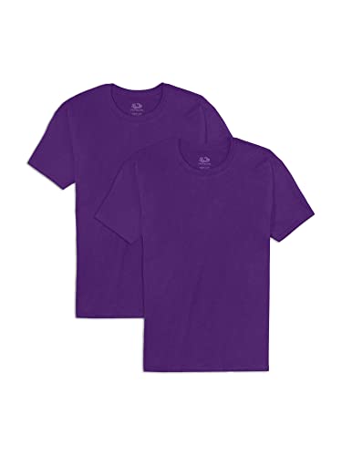 Fruit of the Loom Herren Eversoft Cotton, Breathable & Moisture Wicking with Odor Control, Sizes S-4x T-Shirt, Crew – 2er-Pack – Lila, 3X-Groß Fruit of the Loom Herren Eversoft Cotton, Breathable & Moisture Wicking with Odor Control, Sizes S-4x T-Shirt, Crew – 2er-Pack – Lila, 3X-Groß von Fruit of the Loom