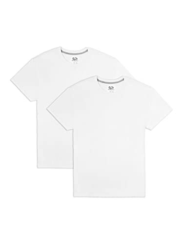 Fruit of the Loom Herren Eversoft Cotton, Breathable & Moisture Wicking with Odor Control, Sizes S-4x T-Shirt, Crew – 2er-Pack – Weiß, XL Fruit of the Loom Herren Eversoft Cotton, Breathable & Moisture Wicking with Odor Control, Sizes S-4x T-Shirt, Crew – 2er-Pack – Weiß, XL von Fruit of the Loom