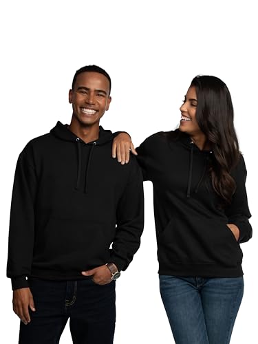 Fruit of the Loom Herren Big and Tall Fleece Hoodies Sweatshirt, Schwarzer Rundhalsausschnitt, 4X-Large Groß Fruit of the Loom Herren Big and Tall Fleece Hoodies Sweatshirt, Schwarzer Rundhalsausschnitt, 4X-Large Groß von Fruit of the Loom