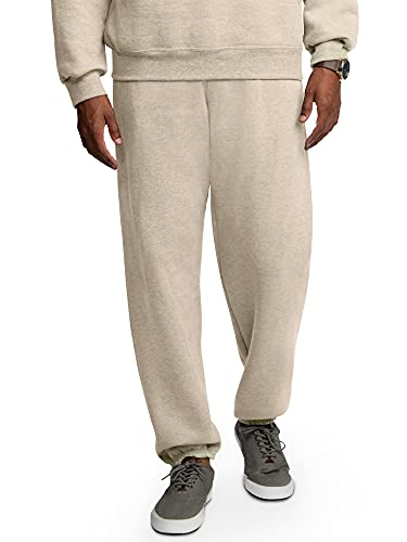 Fruit of the Loom Herren Eversoft Fleece Sweatpants Trainingshose, Khaki Heather, Groß von Fruit of the Loom