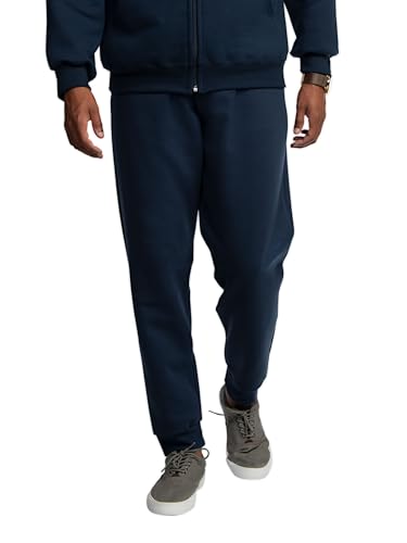 Fruit of the Loom Herren Eversoft Fleece Sweatpants & Jogger Trainingshose, Baumwollmischgewebe, Marineblau, Groß von Fruit of the Loom