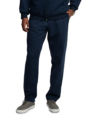 Fruit of the Loom Herren Eversoft Fleece Sweatpants & Jogginghose (Regular & Big Man) Trainingshose, Marineblau, XXL von Fruit of the Loom