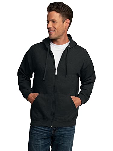 Fruit of the Loom Herren Eversoft Fleece Sweatshirts & Hoodies Hemd, Schwarz, S von Fruit of the Loom