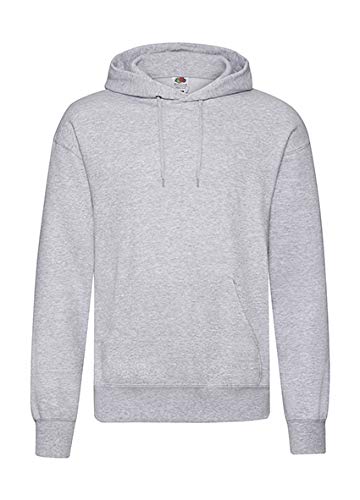 Fruit of the Loom Herren Hooded Sweat Sweatshirt (3XL, Graumeliert) von Fruit of the Loom