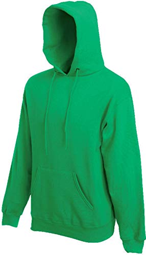 Fruit of the Loom Herren Hoodie Classic Hooded Sweat Grün Kelly Green XXL von Fruit of the Loom