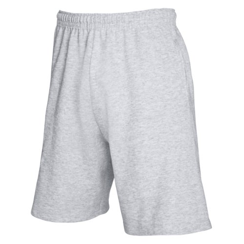 Fruit of the Loom Herren Jogging-Shorts/Shorts, leicht (Large) (Hellgrau) von Fruit of the Loom