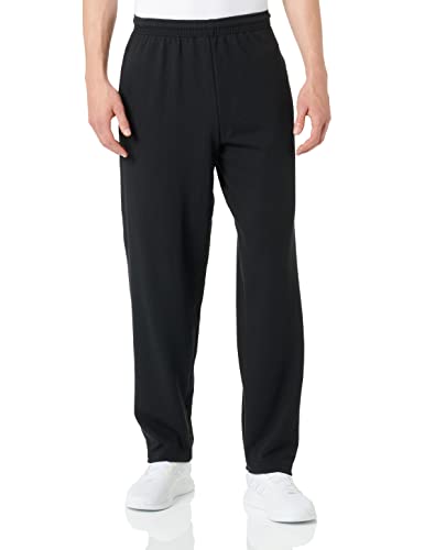 Fruit of the Loom Herren-Jogginghose FOTL, elastisch Gr. Small, Schwarz von Fruit of the Loom