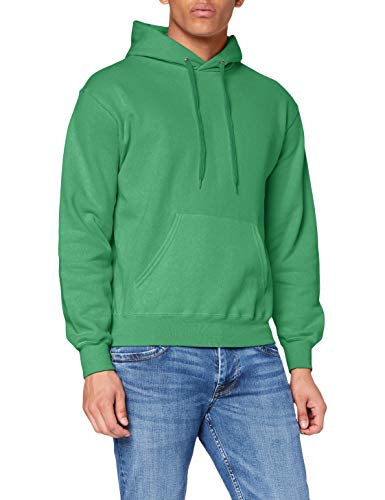 Fruit of the Loom Herren Kapuzenpullover, Grün (Kelly Green), X-Large von Fruit of the Loom