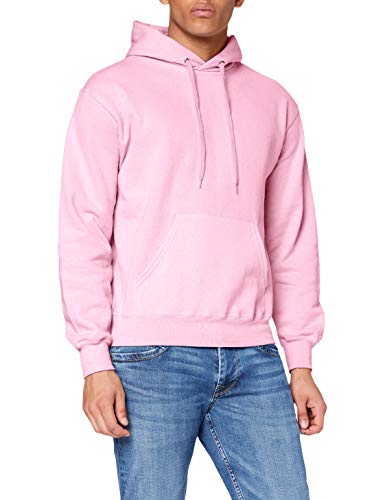Fruit of the Loom Herren Kapuzenpullover, Rosa (Light Pink), Small von FRUIT OF THE LOOM
