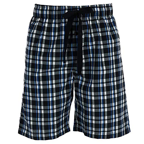 Fruit of the Loom Herren Microsanded Woven Sleep Short Pyjamahose, Schwarz, Medium von Fruit of the Loom