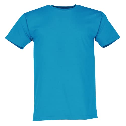 Fruit of the Loom Herren Original T. T-Shirt (5er Pack), Farbe:5X azurblau, Größe:3XL von Fruit of the Loom