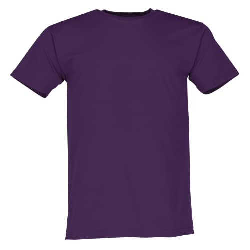 Fruit of the Loom Herren Original T. T-Shirt (5er Pack), Farbe:5X violett, Größe:L von Fruit of the Loom