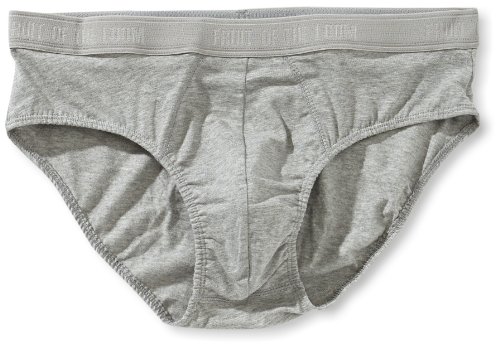 Fruit of the Loom Herren Pant 2 er Pack 170187, Gr. 4 (S), Grau (L2 Light Grey Marl) von Fruit of the Loom