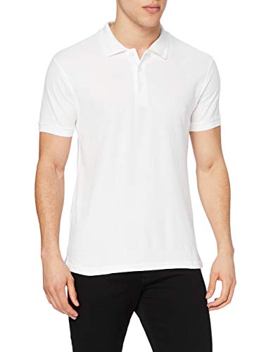 Fruit of the Loom Herren Poloshirt SS035M Weiß, XXX-Large von Fruit of the Loom