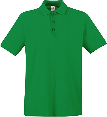 Fruit of the Loom Herren Poloshirt SS035M XL,Kelly Green von Fruit of the Loom