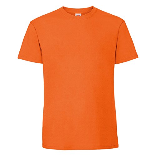 Fruit of the Loom Herren Premium T-Shirt (2XL) (Orange) von Fruit of the Loom