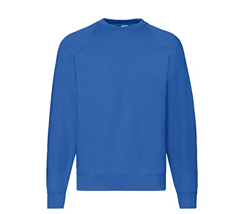 Fruit of the Loom Herren Raglan Sweat Sweatshirt XXL, Royal von Fruit of the Loom