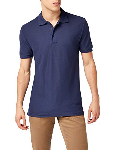 Fruit of the Loom Herren 65/35 Poloshirt, Blau-Blue (Deep Navy), S von Fruit of the Loom