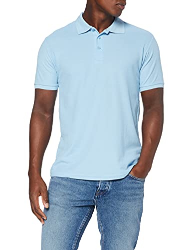 Fruit of the Loom Herren 65/35 Poloshirt, Blau-Blue (Sky Blue), XXL von Fruit of the Loom