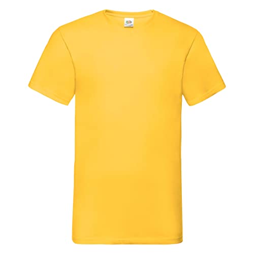 Fruit of the Loom Herren SS020M T-Shirt, Gelb-Yellow (Sunflower Yellow), L von Fruit of the Loom