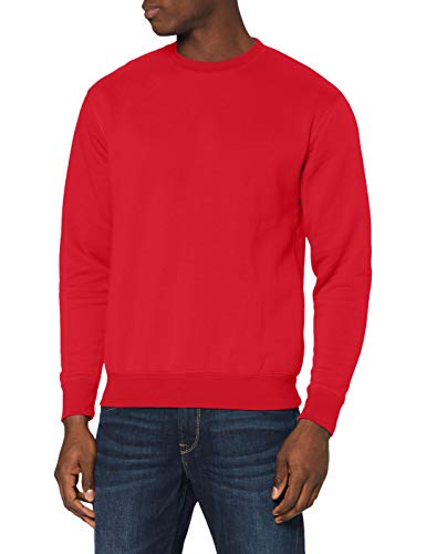 Fruit of the Loom Herren SS105M Sweatshirt, Rot-Rot, XXL von Fruit of the Loom