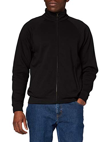 Fruit of the Loom Herren Premium Reißverschluss vorne Sweatshirt, Schwarz, XL Fruit of the Loom Herren Premium Reißverschluss vorne Sweatshirt, Schwarz, XL von Fruit of the Loom