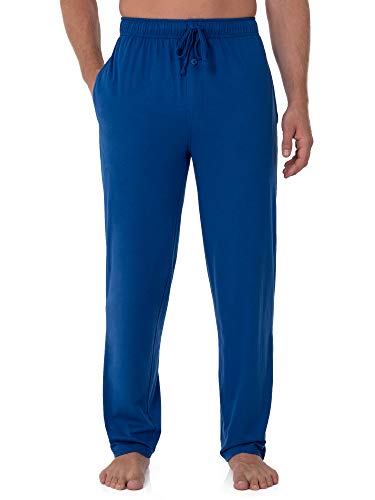 Fruit of the Loom Herren Schlafhose aus Jersey Pyjamaunterteil, Mazarine Blue (1er-Pack), Mittel von Fruit of the Loom